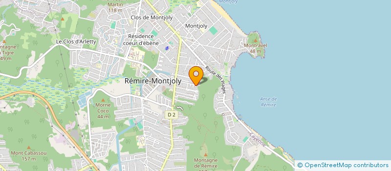 localisation de l'entreprise ADN CONSEIL  REMIRE-MONTJOLY