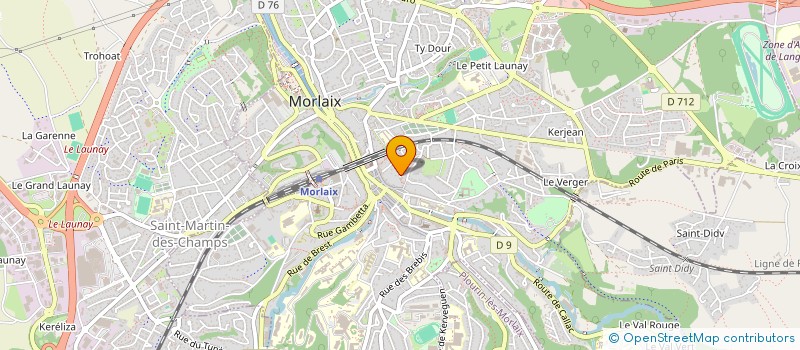 localisation de l'entreprise ADN CONSULTING à MORLAIX