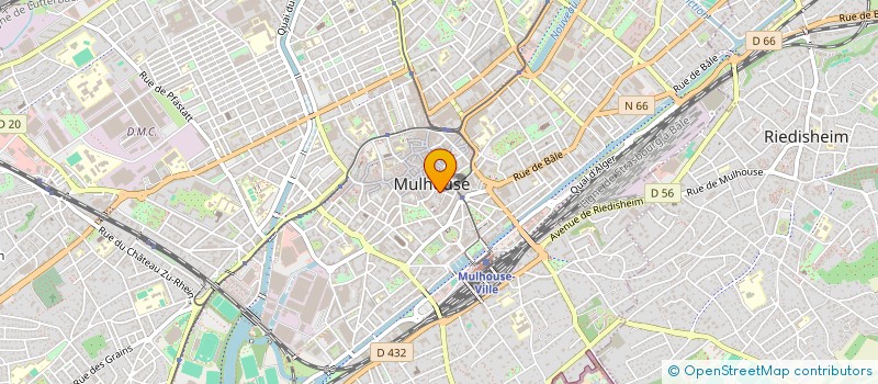 localisation de l'entreprise ADN CONTENTS  MULHOUSE