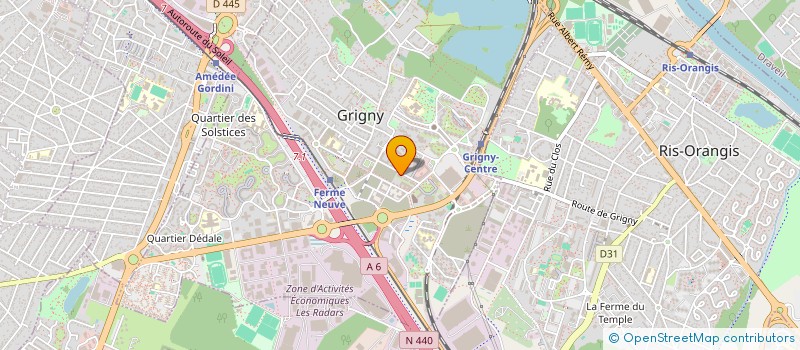 localisation de l'entreprise ADN CORPORATE GROUP à RIS-ORANGIS