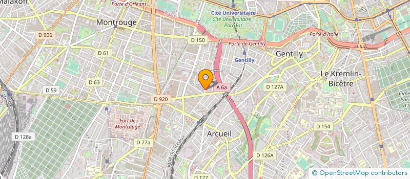 localisation de l'entreprise ADN CREATIVE à ARCUEIL
