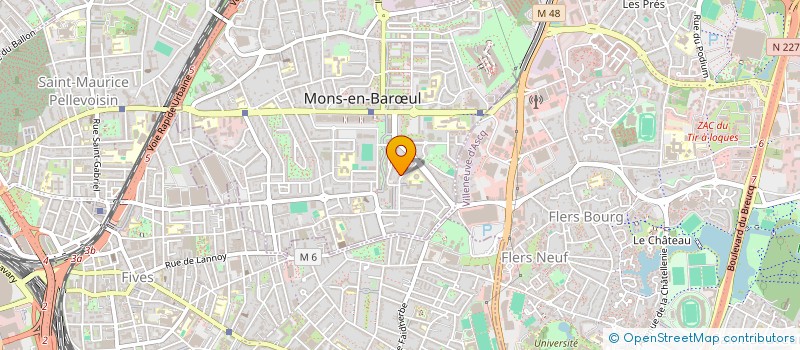 localisation de l'entreprise ADN CULTUREL  MONS-EN-BARUL