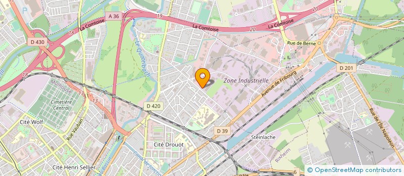 localisation de l'entreprise ADN DECONTAMINATION  ILLZACH