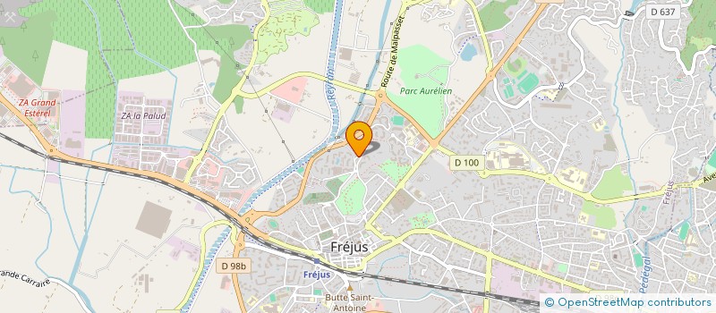 localisation de l'entreprise ADN ENERGIES à FREJUS