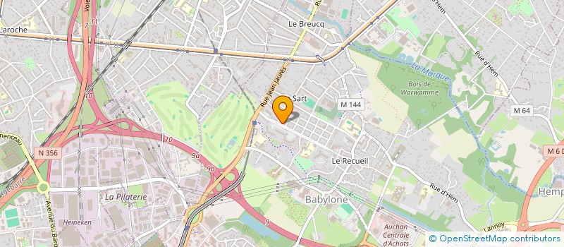 localisation de l'entreprise ADN-EVENTS  VILLENEUVE-D'ASCQ