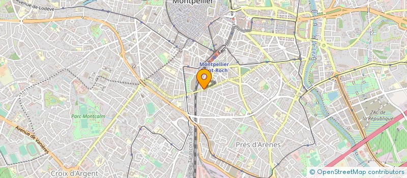 localisation de l'entreprise ADN EXPRESS à MONTPELLIER