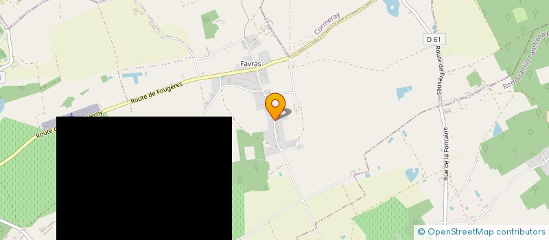 localisation de l'entreprise ADN FACADES  LE CONTROIS-EN-SOLOGNE