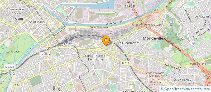 localisation de l'entreprise ADN GENILOG SARL à CAEN