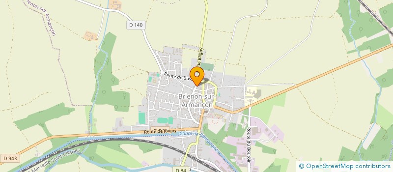 localisation de l'entreprise ADN HOME  BRIENON-SUR-ARMANCON