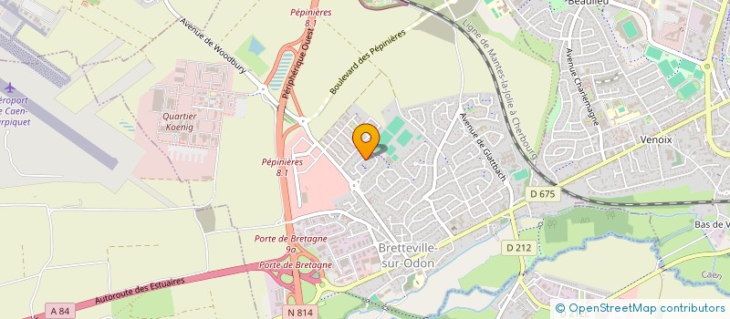 localisation de l'entreprise ADN IMMO  BRETTEVILLE-SUR-ODON