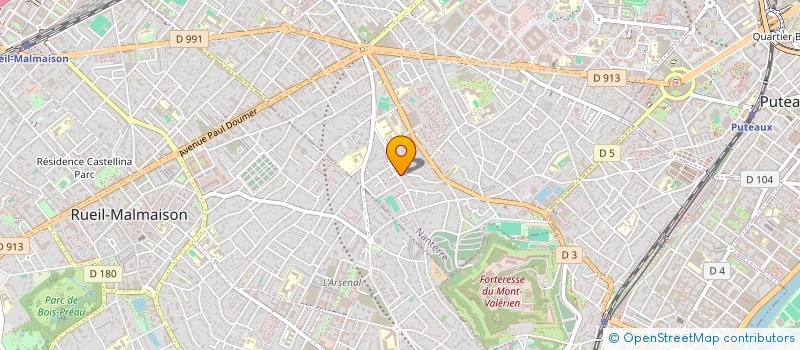 localisation de l'entreprise ADN-IN CONSULTING  NANTERRE