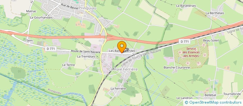 localisation de l'entreprise ADN MAINTENANCE  PRINQUIAU