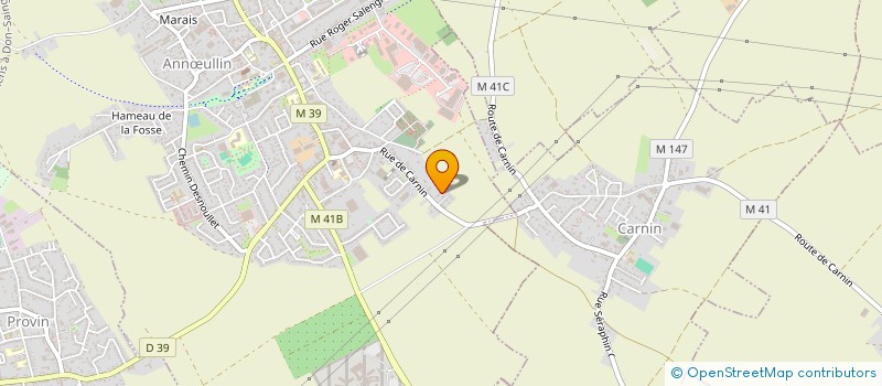 localisation de l'entreprise ADN MODULES  ANNULLIN