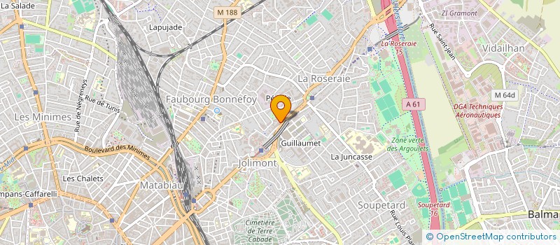 localisation de l'entreprise ADN MURET 10105 à TOULOUSE