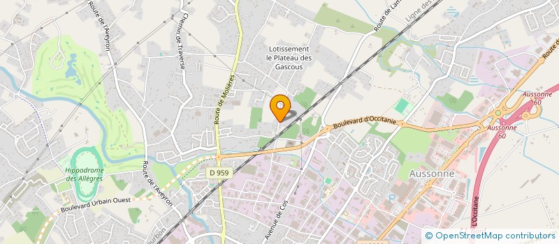 localisation de l'entreprise ADN OCCITANIE  MONTAUBAN