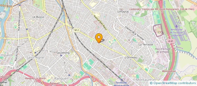 localisation de l'entreprise ADN OCCITANIE à TOULOUSE