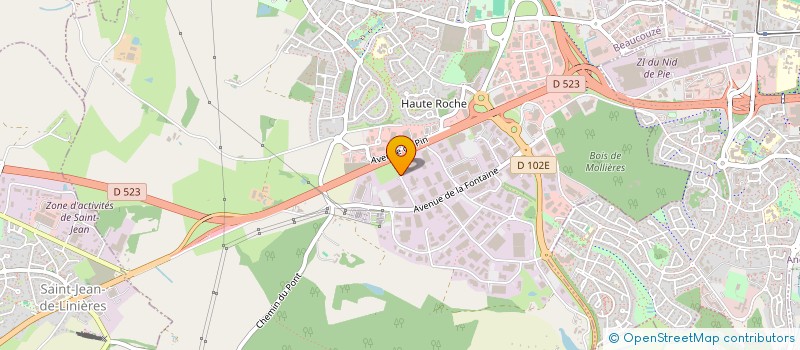 localisation de l'entreprise ADN OPTIS à BEAUCOUZE