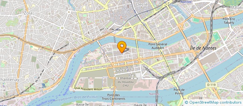 localisation de l'entreprise ADN'OUEST  NANTES