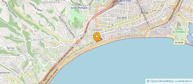 localisation de l'entreprise ADN PAROISSE SAINTE MARIE DES ANGES à NICE