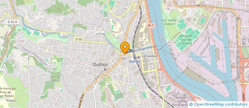 localisation de l'entreprise ADN PHONE à OULLINS-PIERRE-BENITE