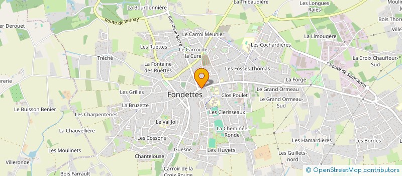 localisation de l'entreprise ADN PINKRAIDEUSES à FONDETTES