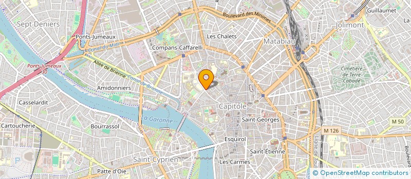 localisation de l'entreprise ADN PINSAGUEL 10121 à TOULOUSE