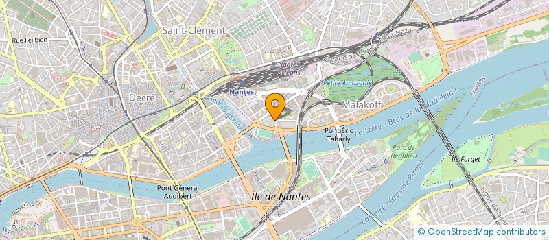 localisation de l'entreprise ADN PLOMBERIE à NANTES