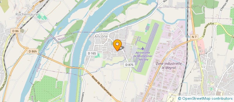 localisation de l'entreprise ADN PROD  ANCONE