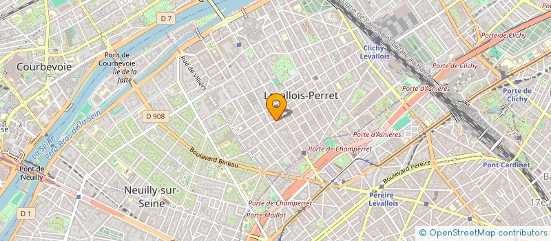 localisation de l'entreprise ADN PRODUCTION à COURBEVOIE