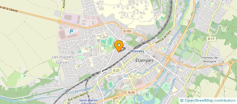 localisation de l'entreprise ADN RECORDS  ETAMPES