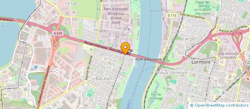 localisation de l'entreprise ADN RENOV'IMMO  BORDEAUX