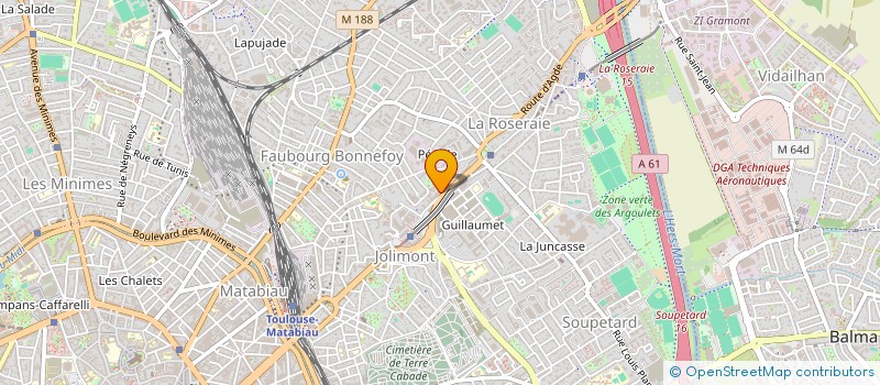 localisation de l'entreprise ADN SAINT-JORY 3  TOULOUSE