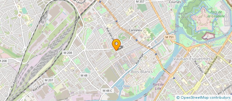 localisation de l'entreprise ADN SANTE LILLE à LILLE