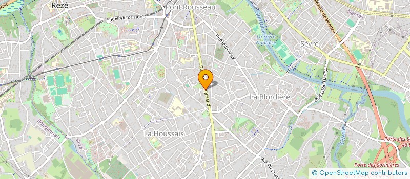 localisation de l'entreprise ADN SANTE NANTES à REZE