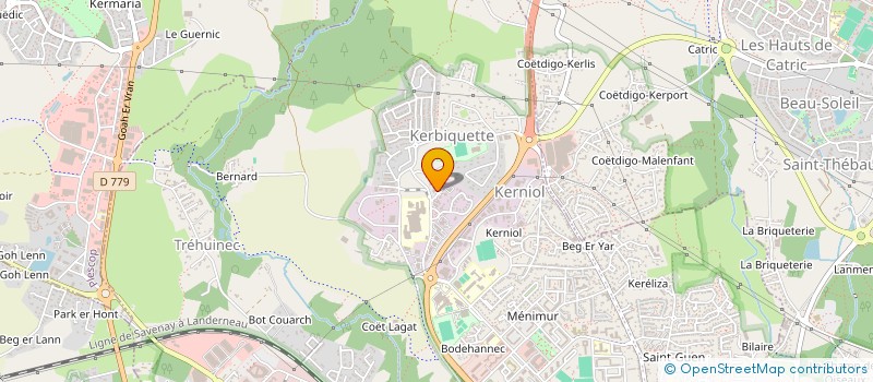 localisation de l'entreprise ADN SANTE VANNES à VANNES