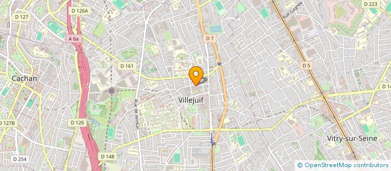 localisation de l'entreprise ADN SERVICES à VILLEJUIF