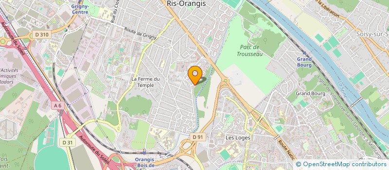 localisation de l'entreprise ADN SERVICES AUTO à RIS-ORANGIS