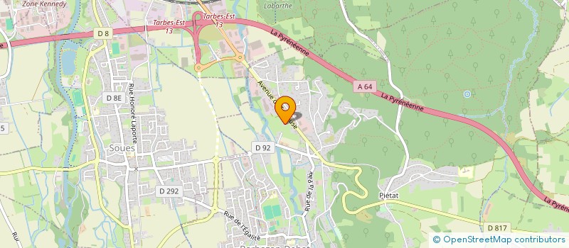 localisation de l'entreprise ADN SIGNALISATION  BARBAZAN-DEBAT