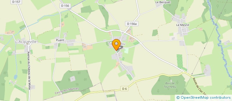 localisation de l'entreprise ADN THERMIQUE  CESNY-LES-SOURCES