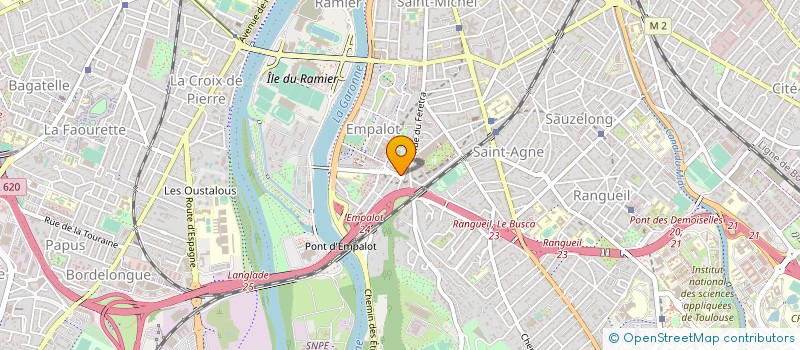 localisation de l'entreprise ADN TRANSPORT 31 à TOULOUSE