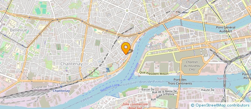 localisation de l'entreprise ADN.WAV à NANTES