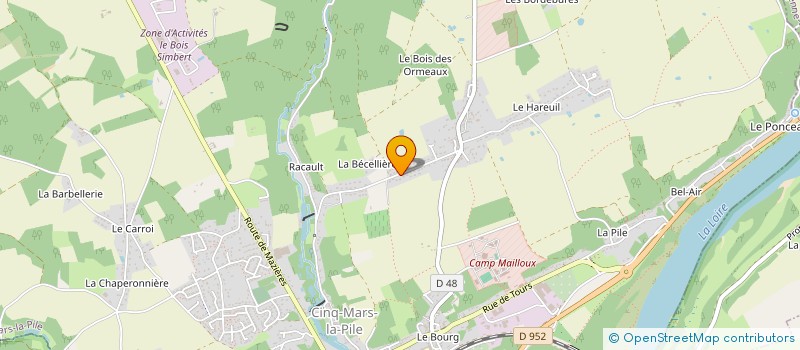 localisation de l'entreprise ADN WORKS  CINQ-MARS-LA-PILE