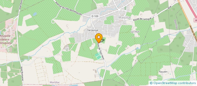 localisation de l'entreprise ADNA  LEOGNAN