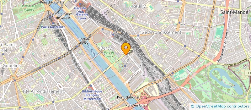 localisation de l'entreprise ADNA BASSA DE FRANCE (ABF)  PARIS