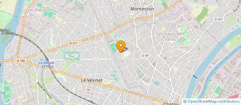 localisation de l'entreprise ADNA BELLE MAISON  CHATOU