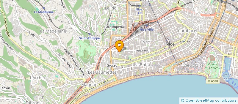 localisation de l'entreprise ADNE à NICE