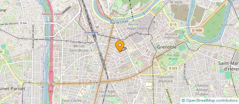 localisation de l'entreprise ADNERB à GRENOBLE