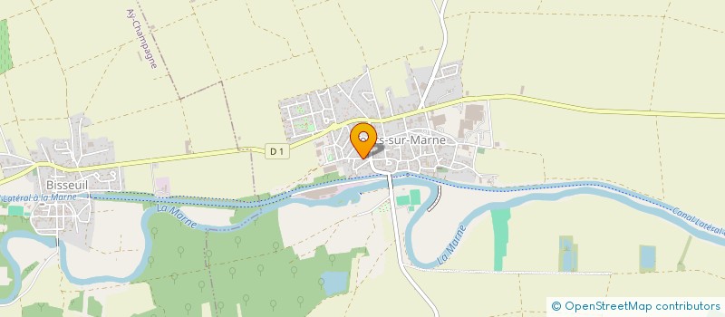 localisation de l'entreprise ADNET ELECTRICITE GENERALE  TOURS-SUR-MARNE