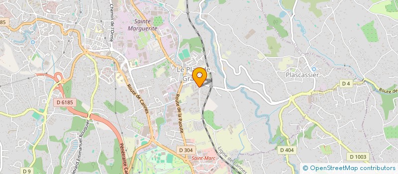 localisation de l'entreprise ADNGINEERING à GRASSE