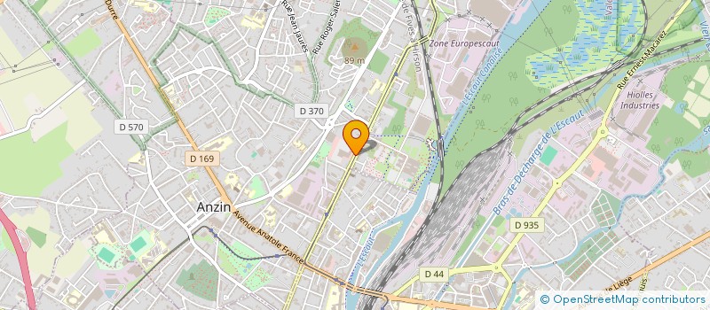 localisation de l'entreprise ADNH  ANZIN